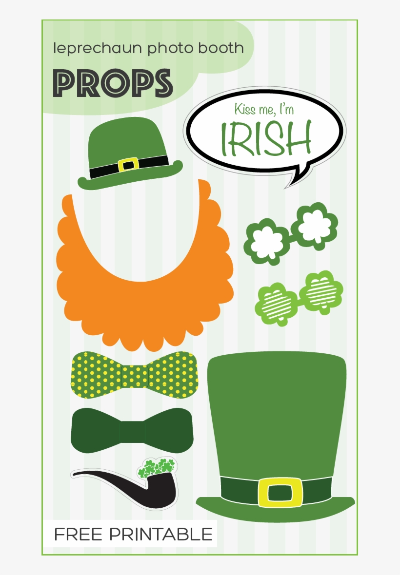 Free Printable St Patrick S Day Leprechaun Photo Booth - St