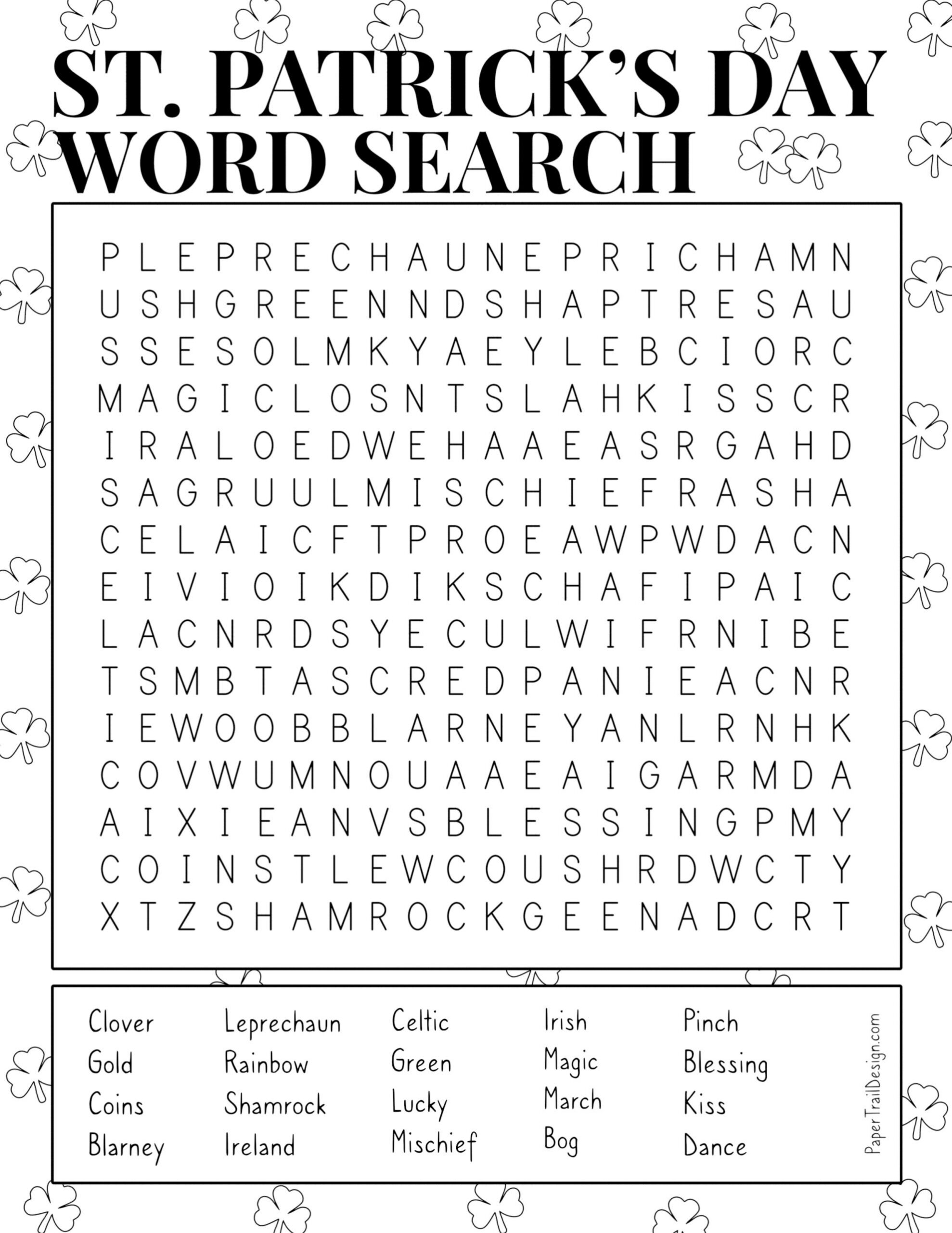 Free Printable St