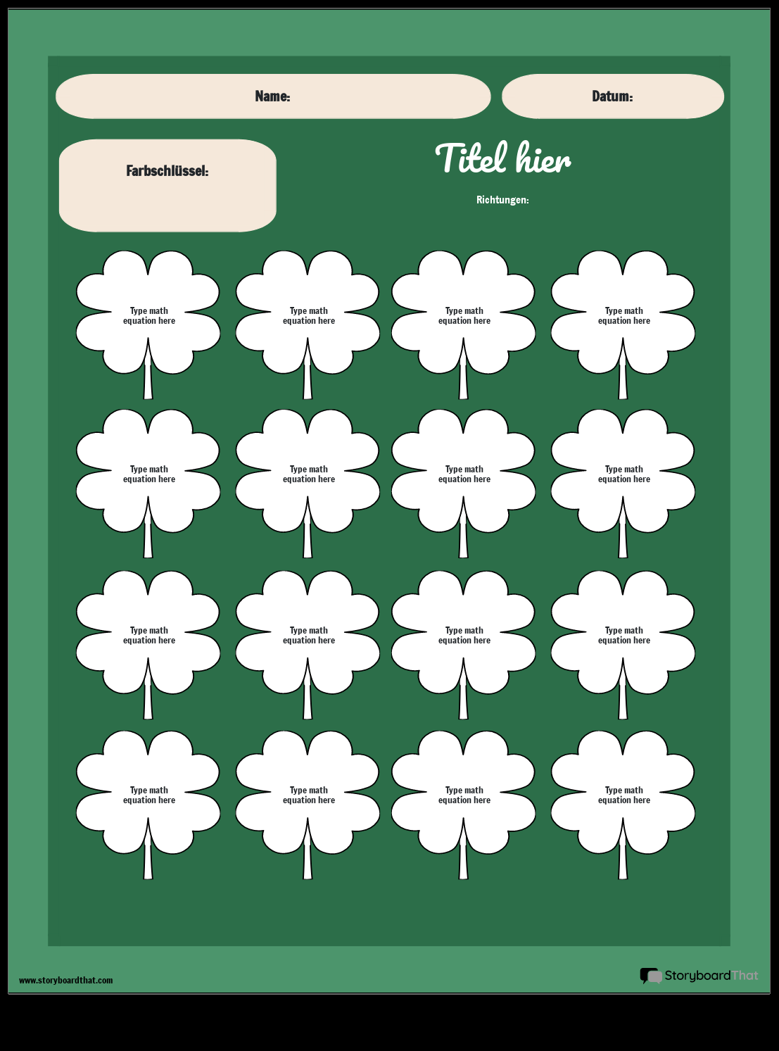 Kostenlose Arbeitsblätter zum St