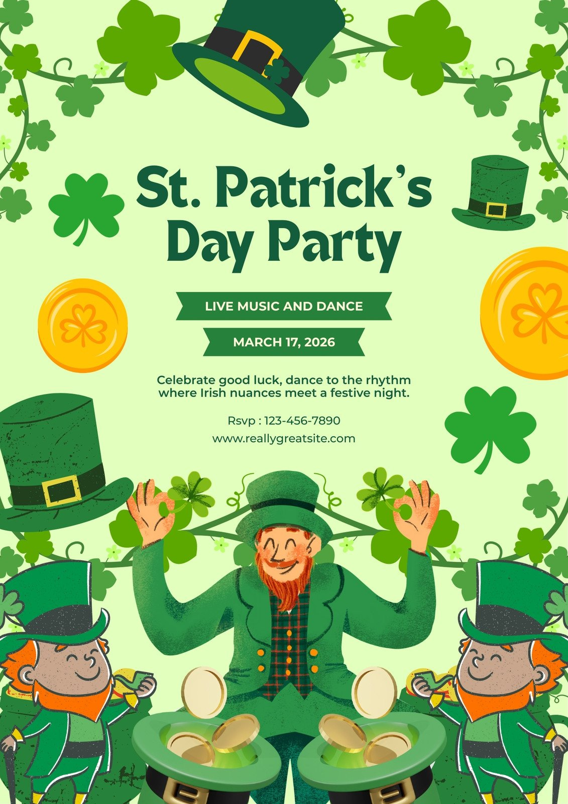 Page  - Free and customizable st patricks templates