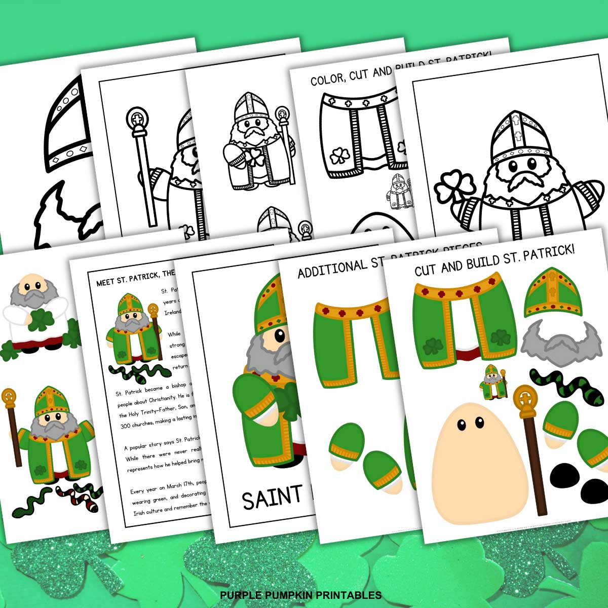 Printable Build St. Patrick Activity Pack—St