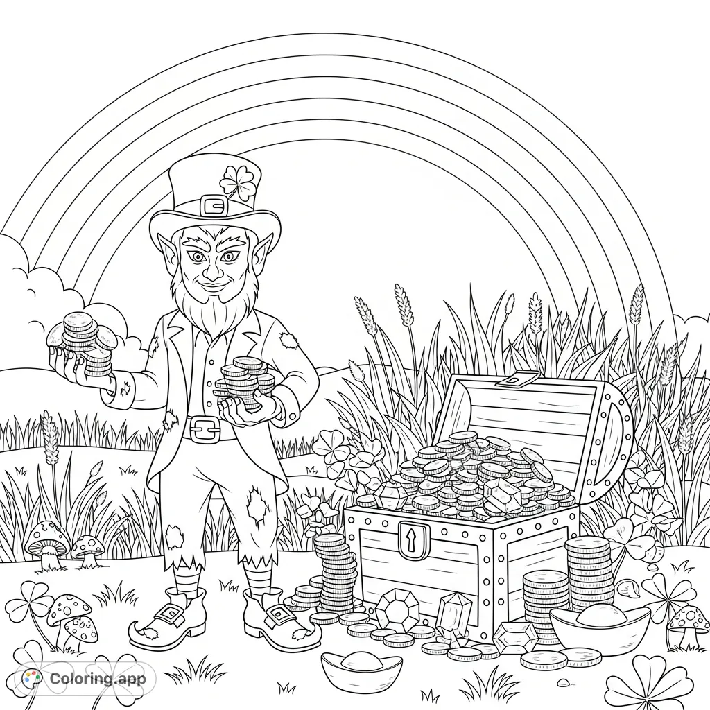 St Patrick Coloring Pages - Coloring