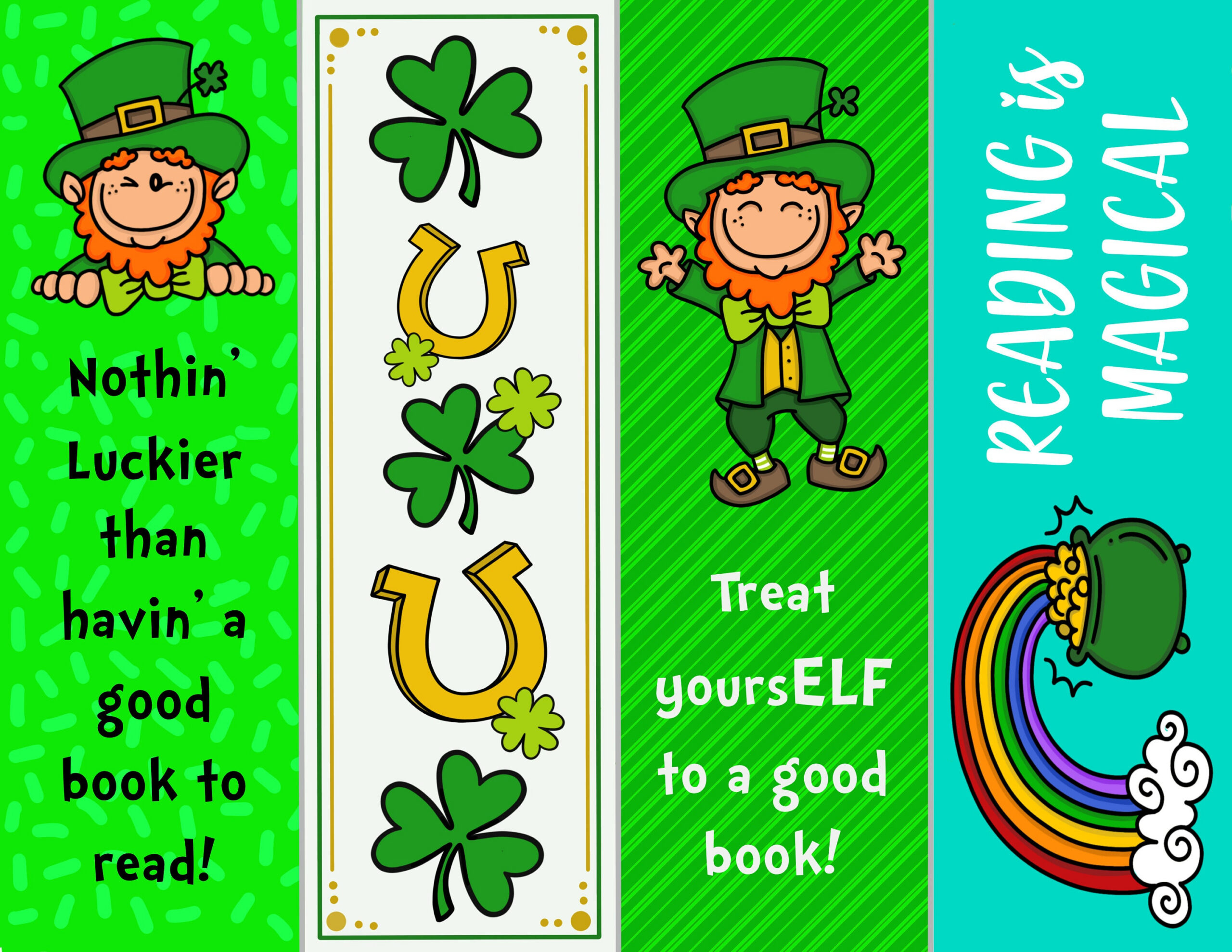St Patricks Day Bookmarks-set of ! - Etsy Canada
